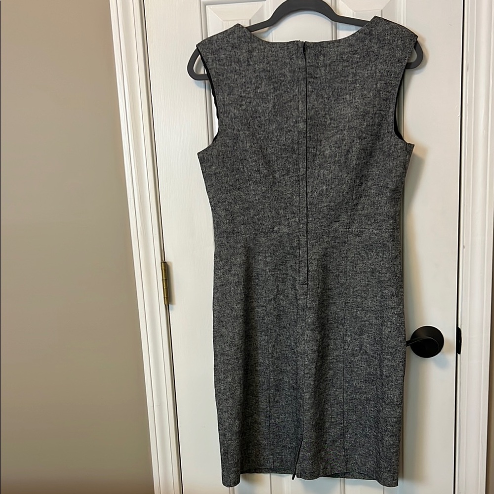 Corey P. Women’s Size 10 Gray Sleeveless LINEN-Blend Dress - Picture 6 of 8